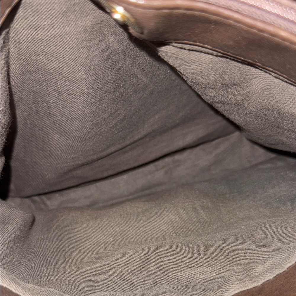 Chic Dark Brown Leather Backpack - image 5